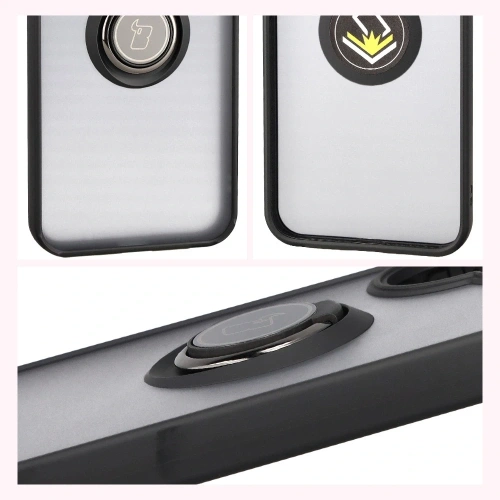 Widok etui Bizon Case Hybrid Ring z boku, ukazujący jego smukłą konstrukcję