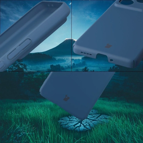 Widok etui Bizon Case Łupka z boku, ukazujący precyzyjne wycięcia na porty.