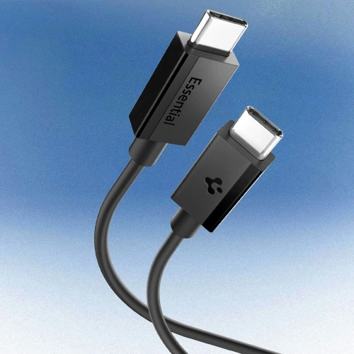 Kabel USB-C Spigen 60W, doskonały do szybkiego ładowania telefonów i tabletów.
