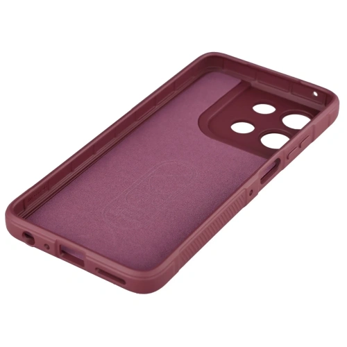 Etui Bizon Case Tur w akcji, zamontowane na Motorola Moto G56 5G.