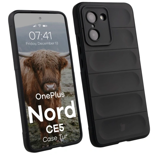Pancerne etui Bizon Case Tur w kolorze czarnym na OnePlus Nord CE5 5G