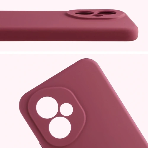 Fioletowe silikonowe etui Bizon Soft Case, oferujące ochronę i styl