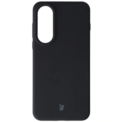 Detale silikonowego etui Bizon Soft Case, ukazujące elastyczność materiału.