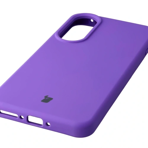 Silikonowe etui Bizon Soft Case z bliska, ukazujące szczegóły materiału