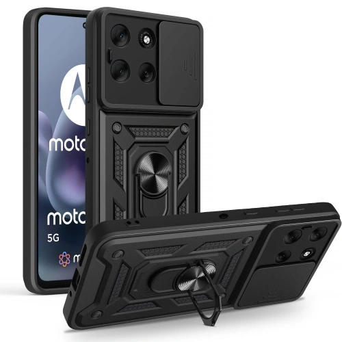 Etui Tech-Protect Camshield Pro w kolorze czarnym dla Motorola Moto G86 5G