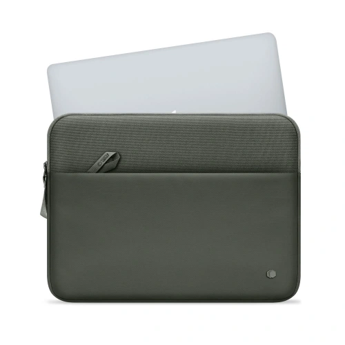 Stylowa torba Tech-Protect Sleeve w odcieniu army green, idealna do codziennego użytku