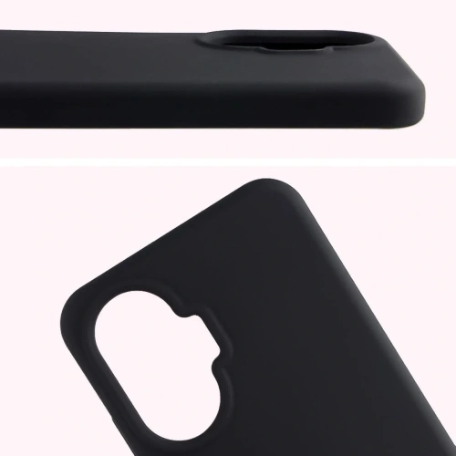 Silikonowe etui Bizon Soft Case w czerni, oferujące doskonałą ochronę
