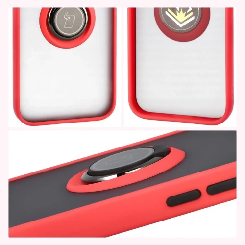 Widok z boku etui Bizon Case Hybrid Ring, pokazujący jego smukły kształt