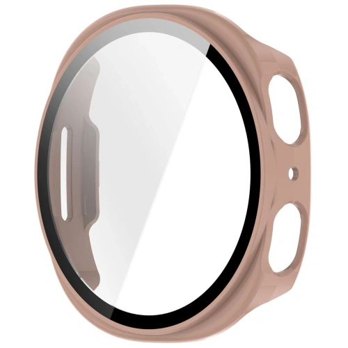 Etui Bizon Case+Glass Watch w stylowej aranżacji na tle biurka