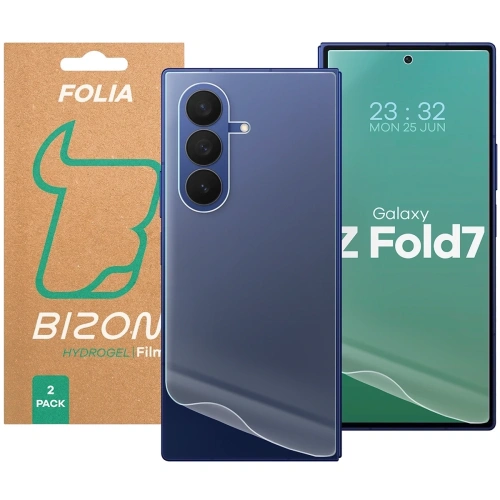 Folia hydrożelowa Bizon Glass na tył i prz&oacute;d Samsung Galaxy Z Fold7