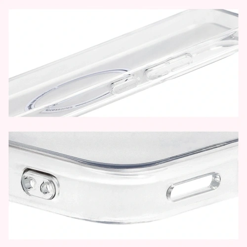 Etui Bizon Case CrystalO w przezroczystym kolorze, eksponujące elegancki design