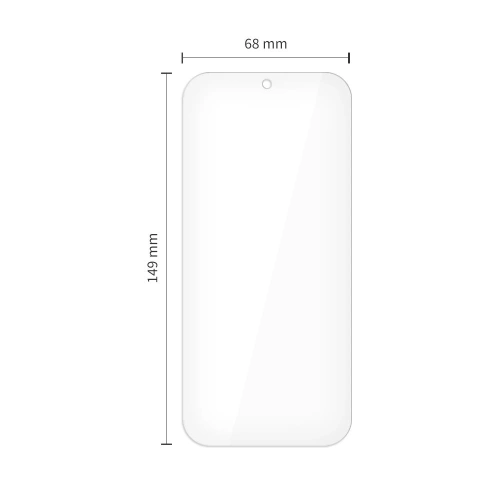 Zestaw dwóch sztuk szkła hartowanego, zapewniający wysoką odporność na zarysowania.