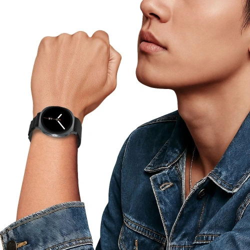 Pasek Tech-Protect w kolorze czarnym, dopasowany do Galaxy Watch 8 40/44/46mm
