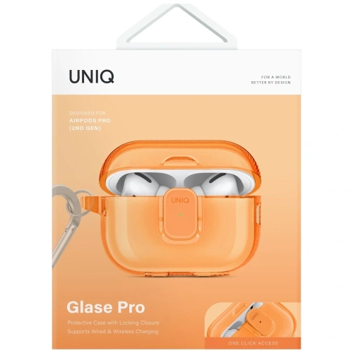 Szczegóły etui UNIQ Glase Pro, wykonane z trwałego materiału TPU.
