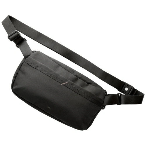 Torba crossbody UNIQ Denver 5L w kolorze czarnym, idealna na codzienne wyjścia.
