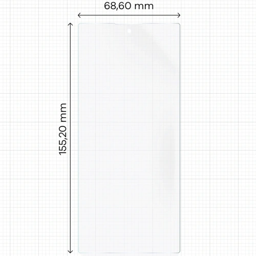 Zestaw folii matowej Bizon Glass Film Sun Duo, pokazujący aplikację na telefonie.