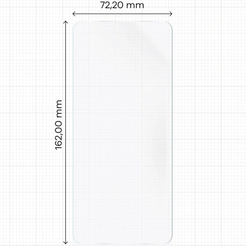Zestaw folii Bizon Glass Film Sun Duo z instrukcją aplikacji na telefon.