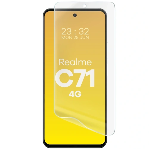 Folia matowa na telefonie Realme C71, prezentująca doskonałą jakość obrazu.