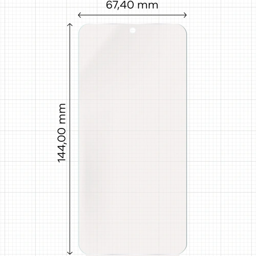 Zestaw do aplikacji folii matowej, zapewniający łatwy montaż na telefonie.