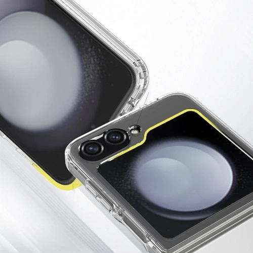 Widok tyłu etui Tech-Protect Flexair Hybrid, pokazujący jego smukły design i trwałość