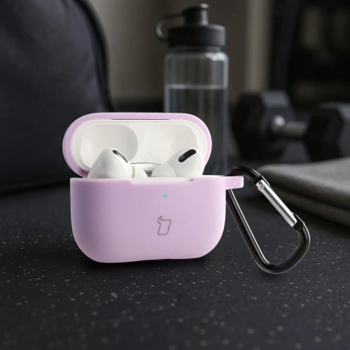 Stylowe etui lawendowe, idealnie dopasowane do Apple AirPods Pro 2.