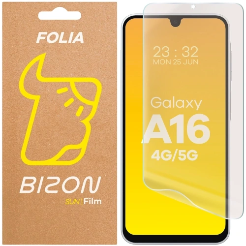 Folia matowa Bizon Glass Film Sun na Samsung Galaxy A16, idealna do ochrony ekranu