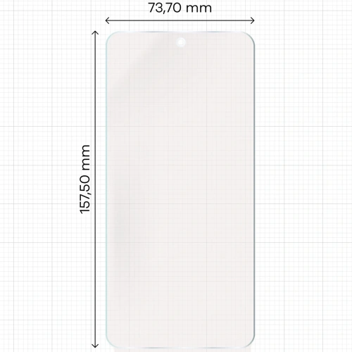 Zestaw folii ochronnej Bizon, łatwy w aplikacji na smartfonie.