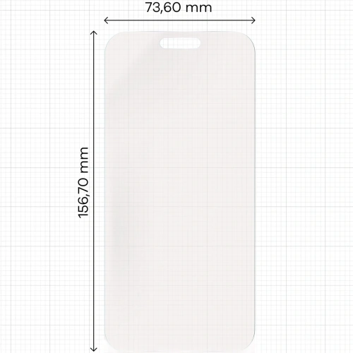 Zestaw do aplikacji folii ochronnej dla iPhone 16 Plus, w komplecie z niezbędnymi akcesoriami.