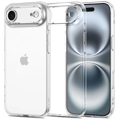 Etui Tech-Protect Flexair w przezroczystym kolorze, idealnie dopasowane do Apple iPhone 17.