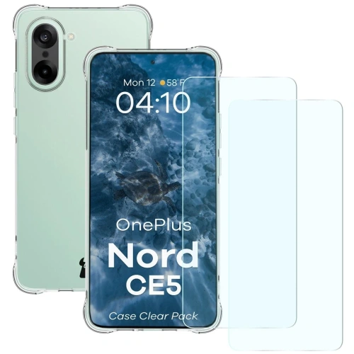 Elastyczne etui Bizon Case Clear Pack dla OnePlus Nord CE5 5G w przezroczystym kolorze