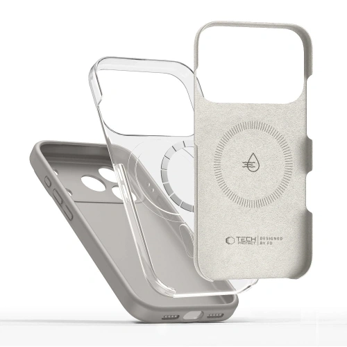 Zbliżenie na etui Tech-Protect Silicone, pokazujące jego teksturę i wycięcia.