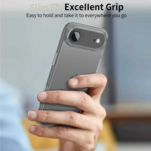 Etui Tech-Protect Flexair Hybrid zamontowane na Apple iPhone Air, prezentujące elegancki wygląd.