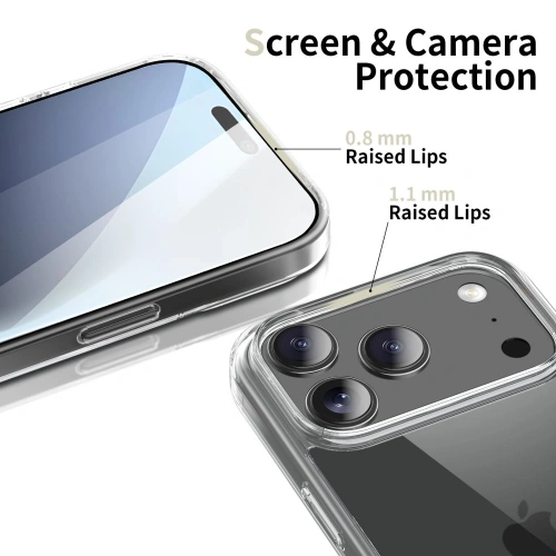 Przezroczyste etui Tech-Protect Flexair Hybrid, które chroni i podkreśla design telefonu.