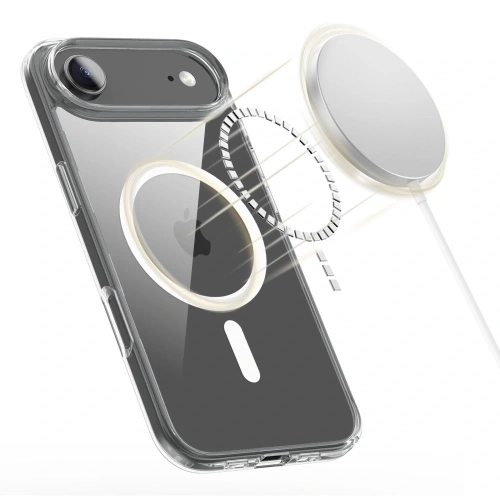 Zbliżenie na etui Tech-Protect Flexair Hybrid, ukazujące jego hybrydowy materiał.