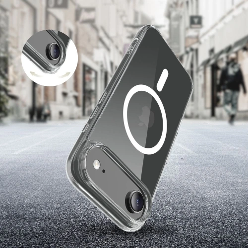 Etui Tech-Protect Flexair zamontowane na Apple iPhone Air, prezentujące doskonałe dopasowanie.