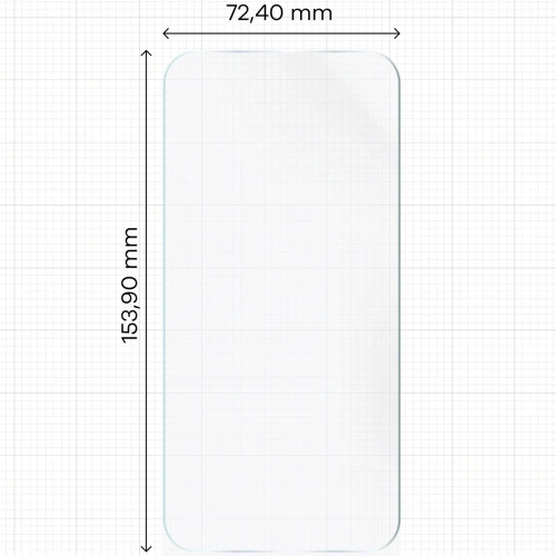 Zbliżenie na folię ochronną Bizon, idealną do Samsung Galaxy S22+ Plus