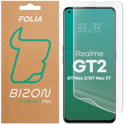Folia hydrożelowa Bizon Glass Hydrogel Front na ekran telefonu Realme GT2