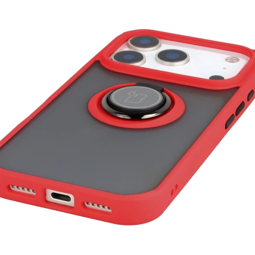 Etui Bizon Case na iPhone 17 Pro, ukazujące elegancki design i wysoką jakość