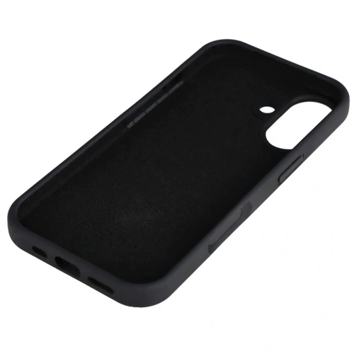 Czarne etui Bizon Soft Case na Apple iPhone 17, idealne do codziennego użytku