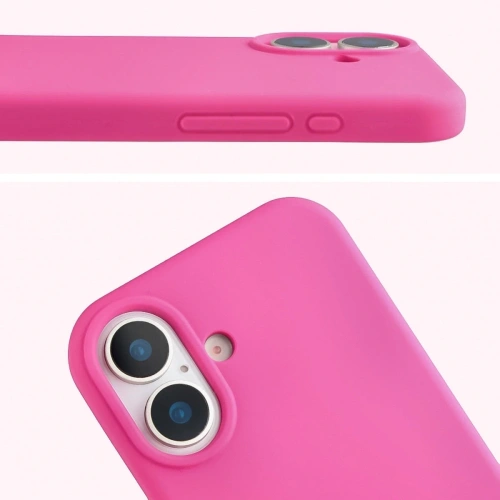 Etui Bizon Soft Case w fuksji, chroniące telefon przed zarysowaniami
