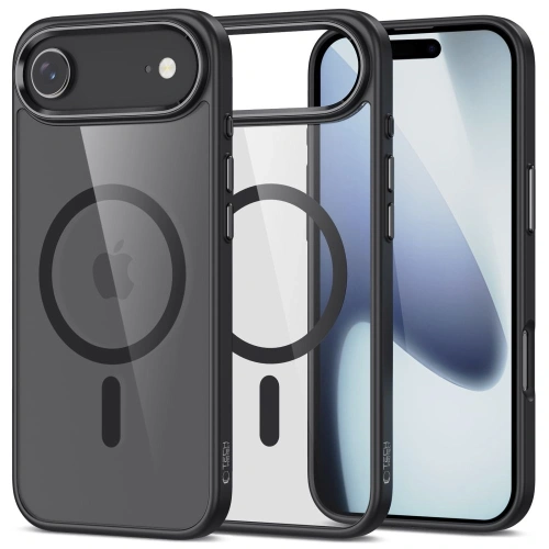 Etui Tech-Protect MagMat MagSafe w kolorze czarnym, idealnie dopasowane do Apple iPhone Air