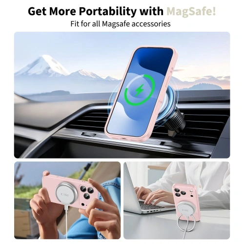 Etui Tech-Protect zamontowane na Apple iPhone 17 Pro Max, prezentujące elegancki wygląd.