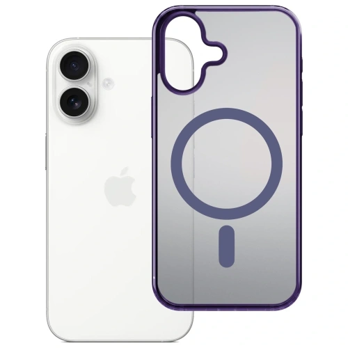 Zbliżenie na teksturę hybrydowego materiału etui 3MK Frosty MagCase.