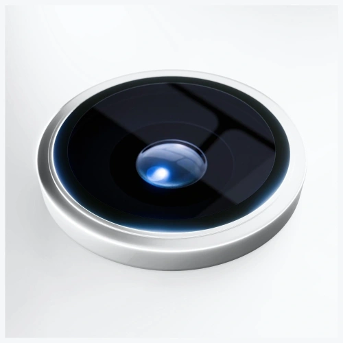 Zestaw ochronny 3MK HARDY do iPhone Air z bliska, pokazujący szkło na aparat.