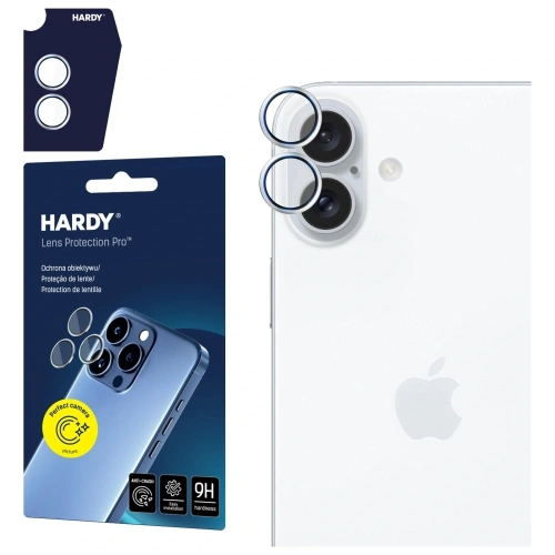 Ochrona na obiektyw aparatu 3MK HARDY Lens Protection Pro w srebrnym kolorze