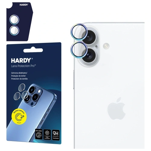 Ochrona na obiektyw aparatu 3MK HARDY Lens Protection Pro w kolorach wielokolorowych