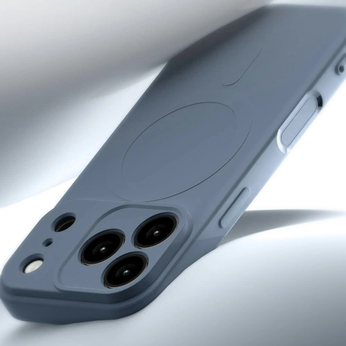 Zbliżenie na etui Mercury, pokazujące hybrydowy materiał i system MagSafe.