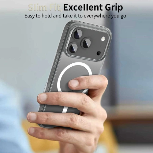 Widok etui Tech-Protect Flexair z boku, ukazujący wycięcia na przyciski i porty.