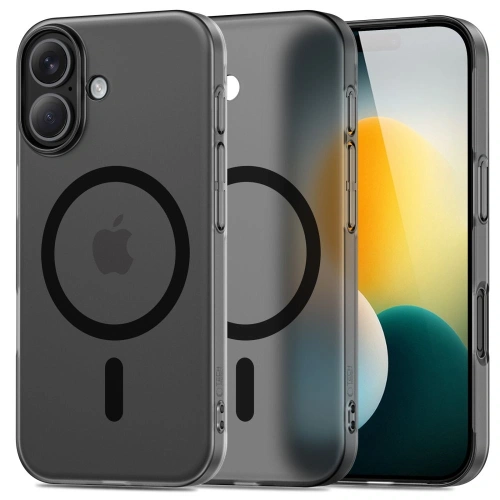 Etui Tech-Protect Magslim MagSafe w kolorze czarnym, idealne do Apple iPhone 17.