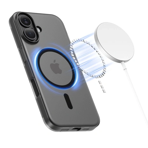 Hybrydowe etui Tech-Protect z systemem MagSafe, zapewniające łatwe ładowanie.